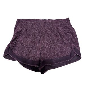 Athleta Plum Mesh Racer Shorts